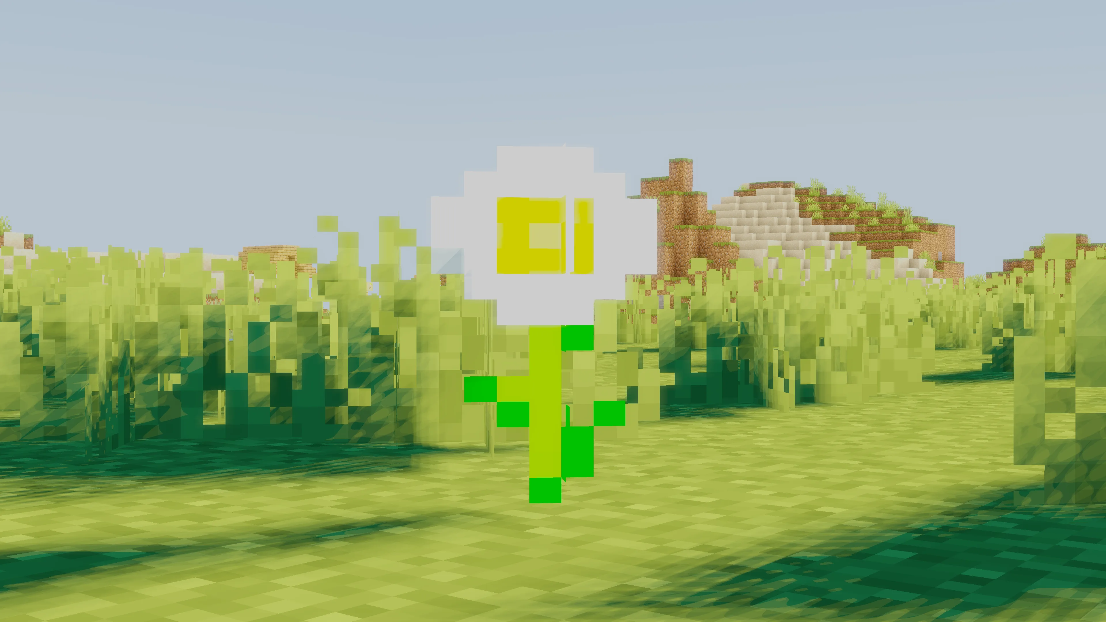 Цветы светятся в шейдерах Mist.