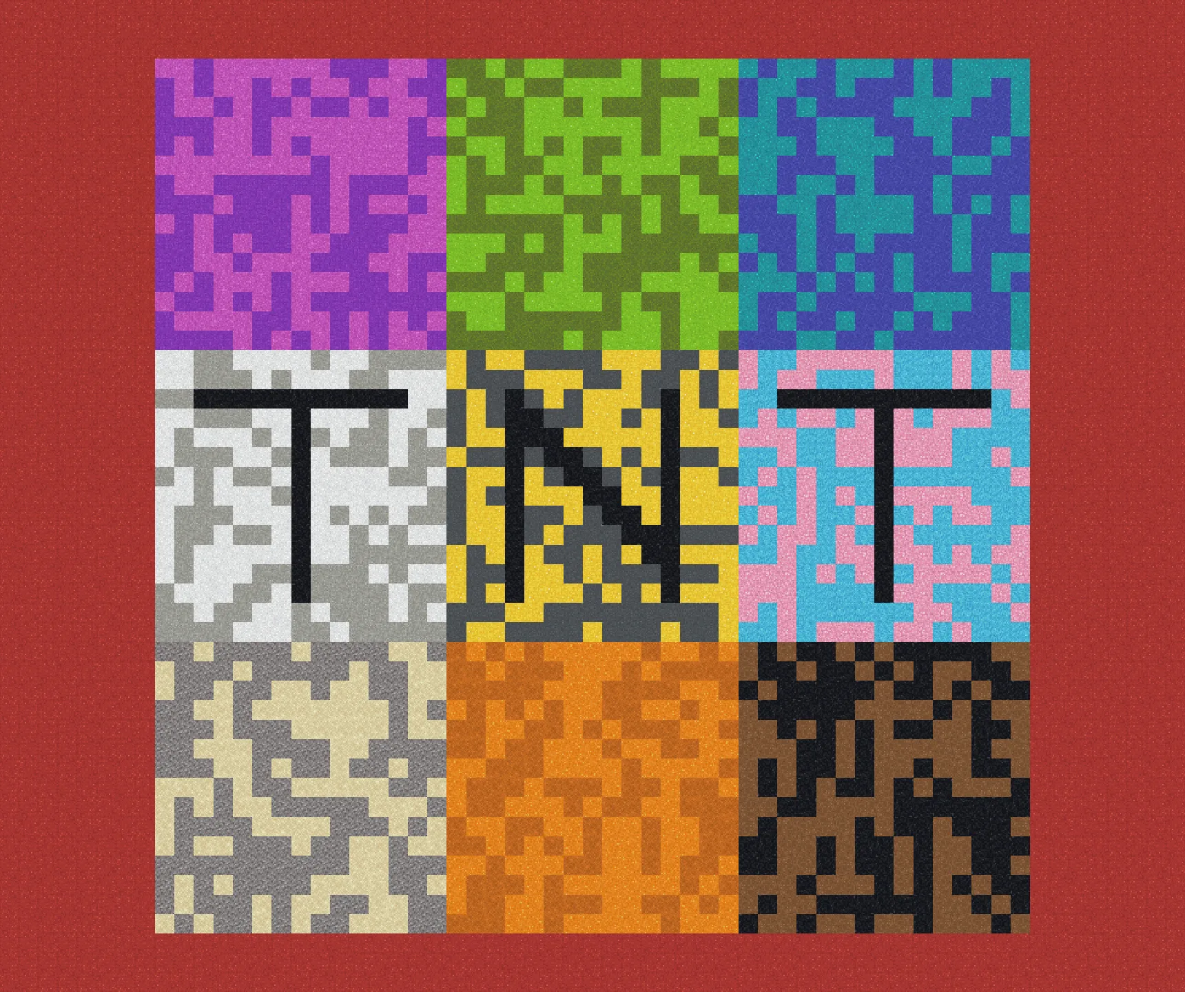 Карта блоков TNTRUN без активного ресурспака LeoTweaks