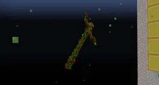 Деревянная кирка из ресурс-пака Better Mc Tools.