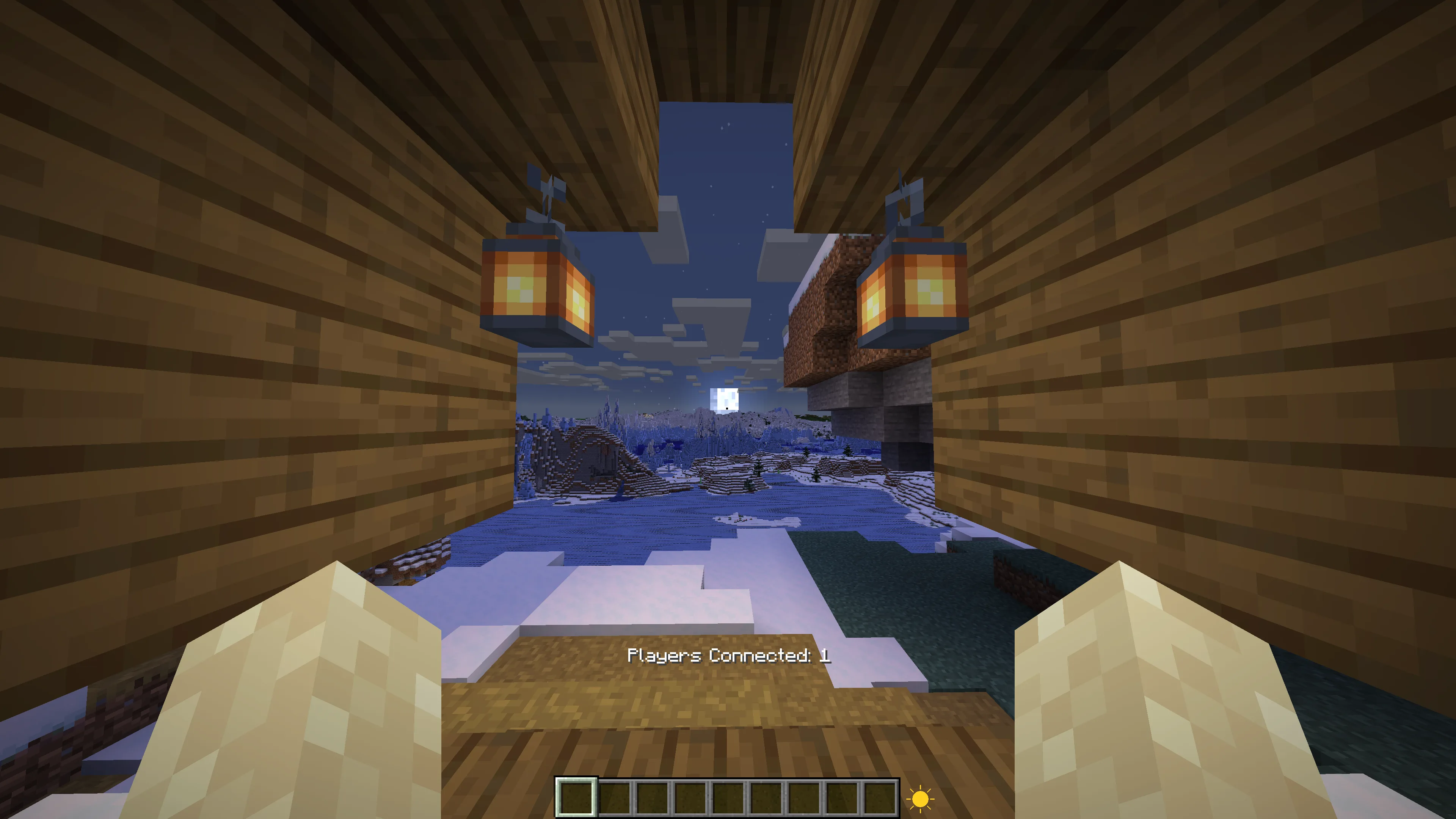 Работа мода Client Counter в одиночной игре