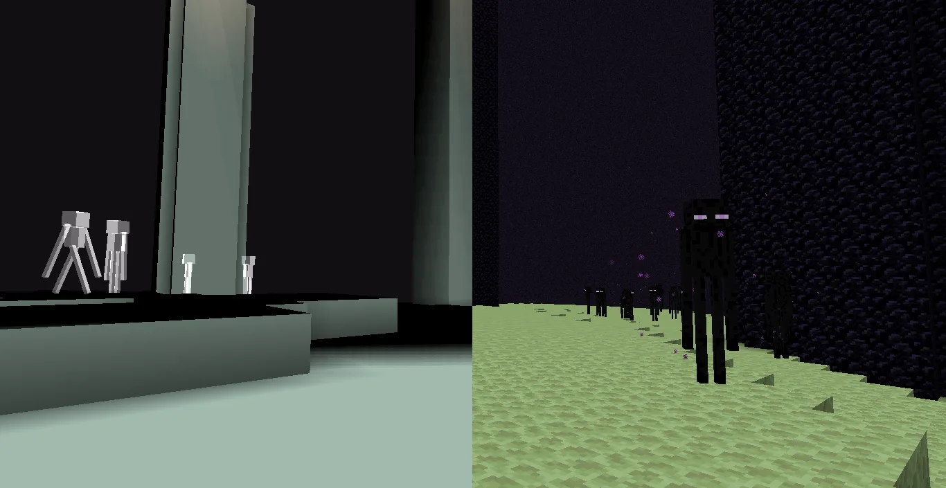 Энд в ресурс-паке notexture