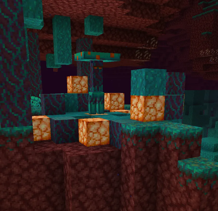 Моб Warped Fungussus из проекта Legendary Monsters.