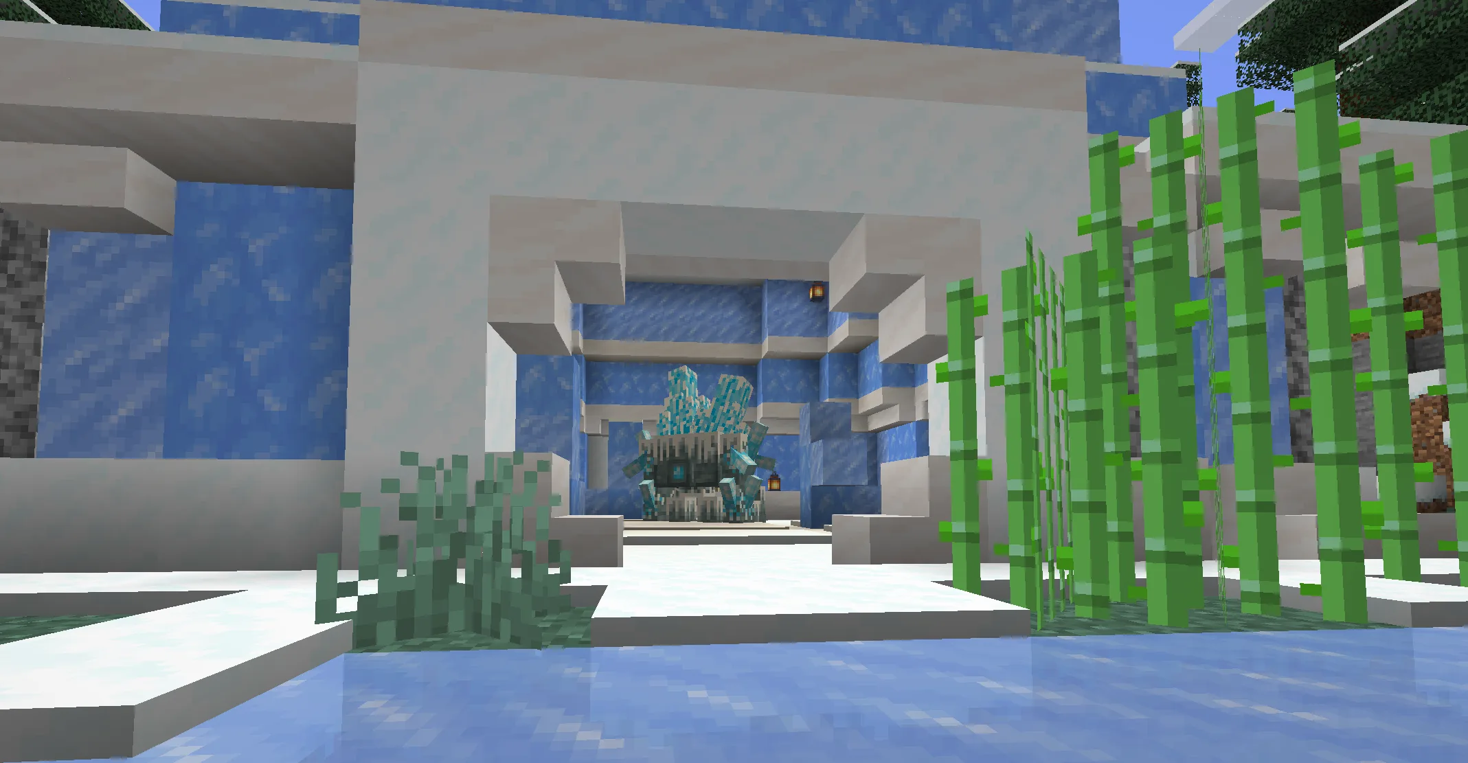 Мини-босс Ледяной голем из мода Legendary Monsters.