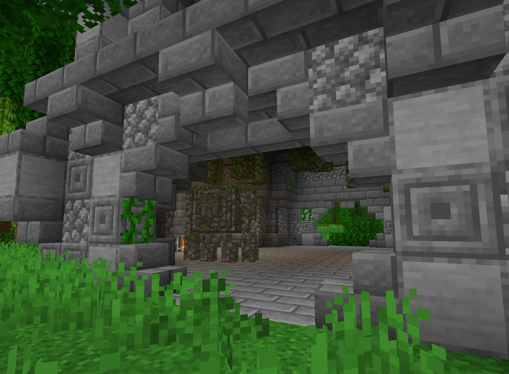 Мини-босс «Заросший колосс» из проекта Legendary Monsters.