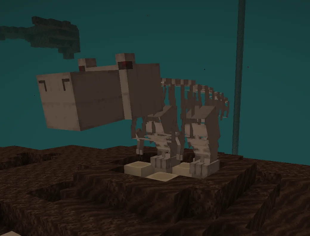 Скелетозавр — мини-босс из проекта Legendary Monsters.