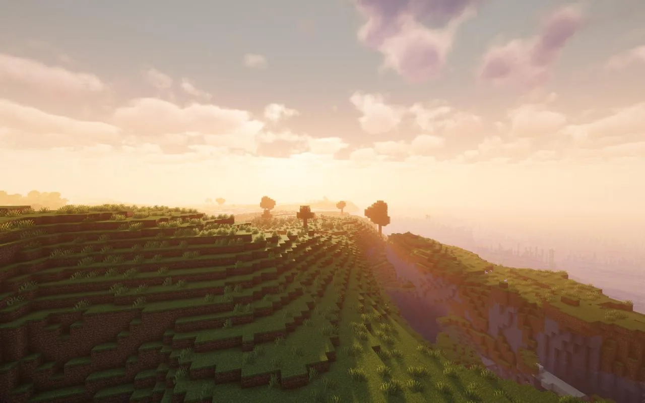 Шейдеры Lumina Unbound: атмосферный рассвет