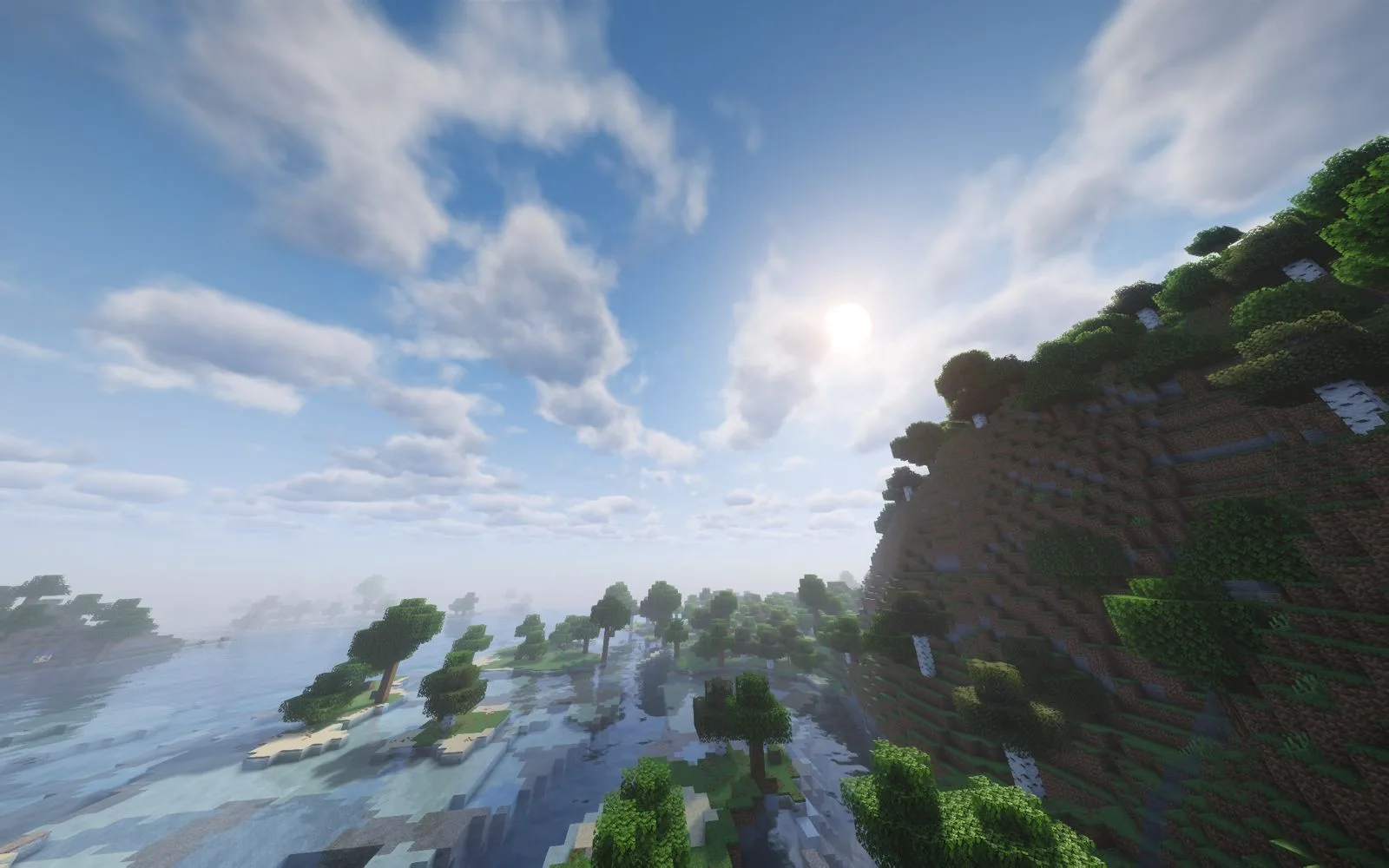 Шейдеры Lumina Unbound: реалистичное небо и объемные облака