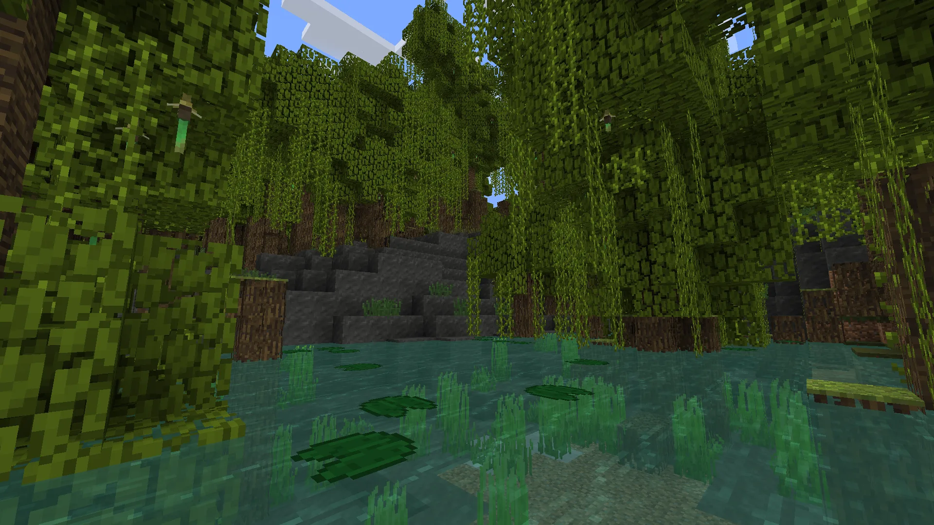 Мангровое болото в стиле Programmer Art.