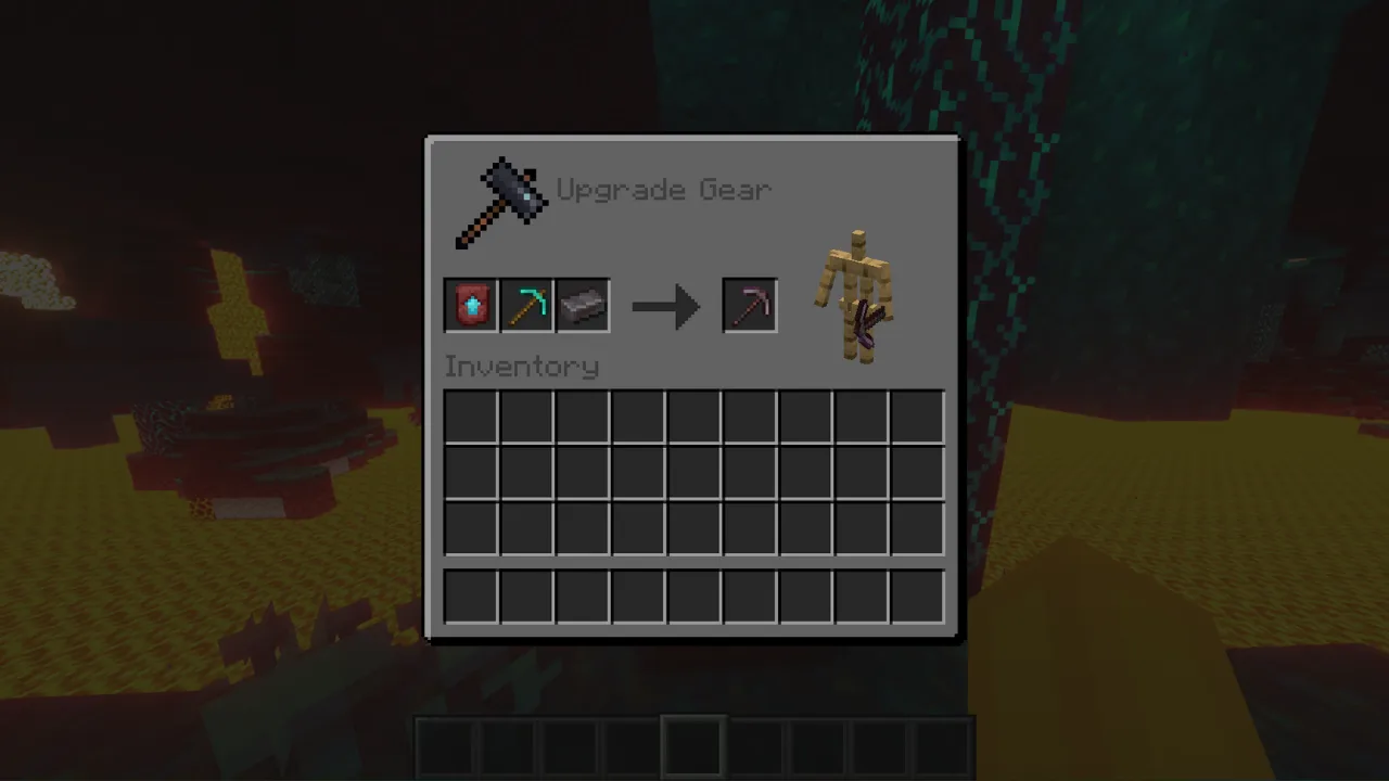 Стол кузнеца в стиле Dark mode.
