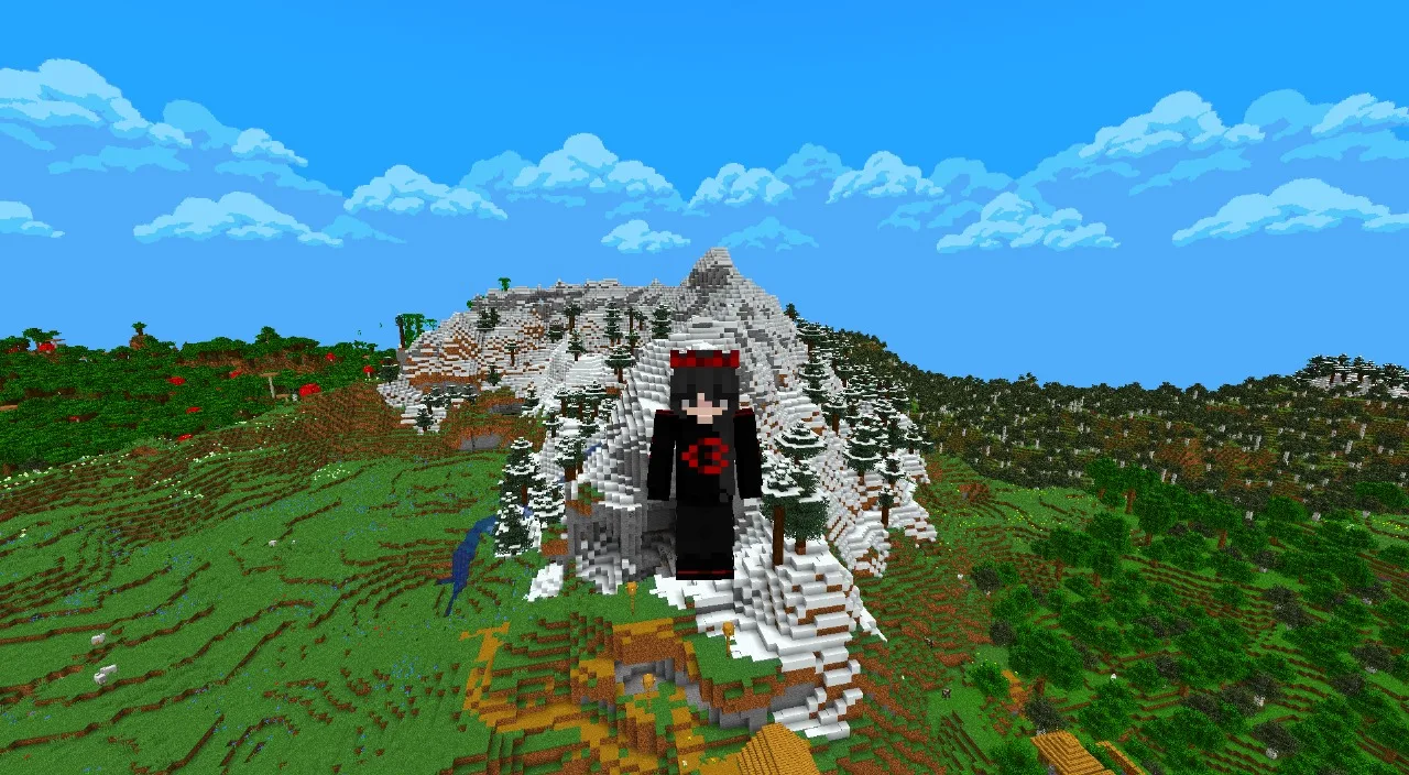 Аниме небо в Minecraft