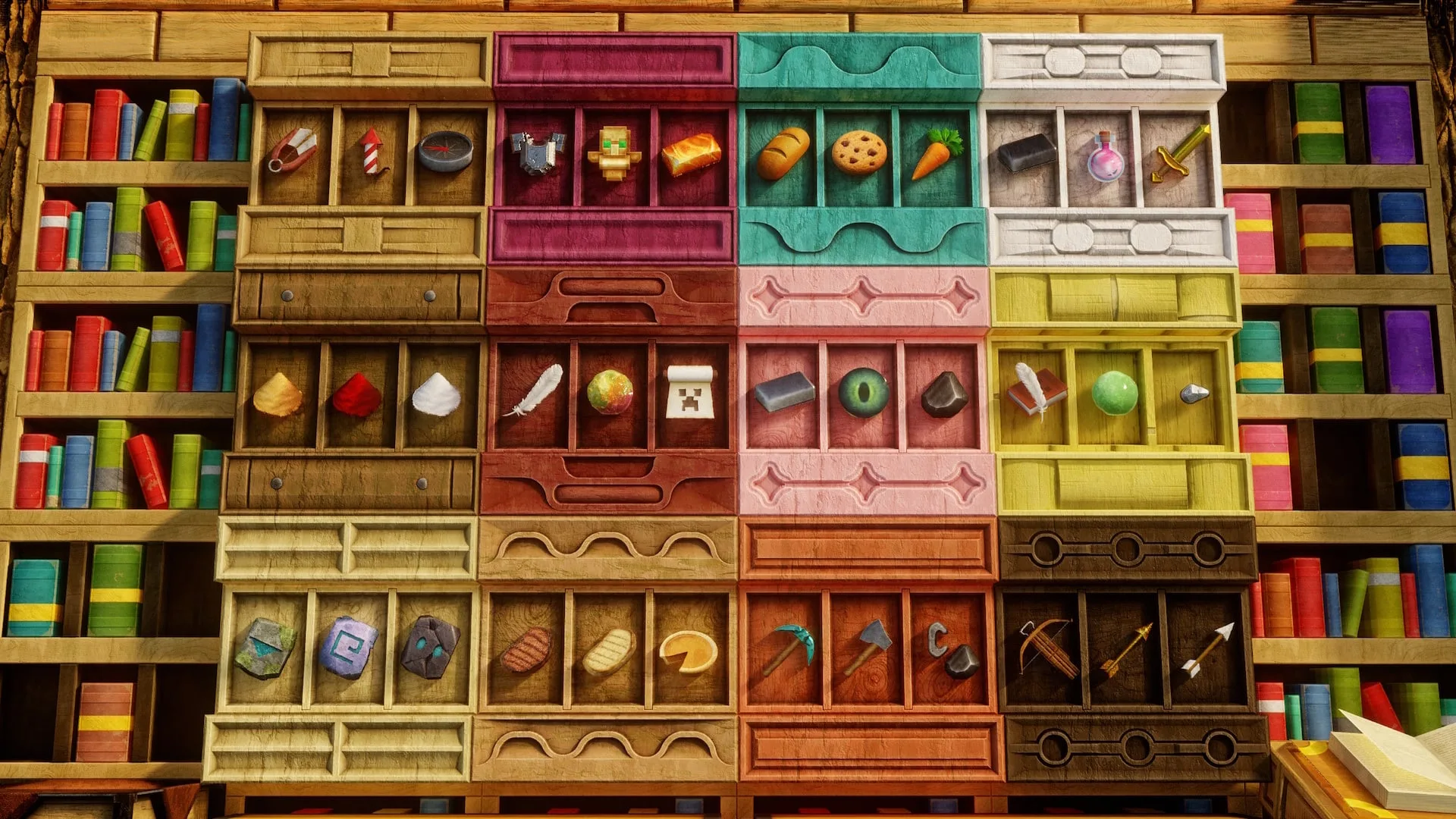 Скриншот проекта rotrBLOCKS в Minecraft.