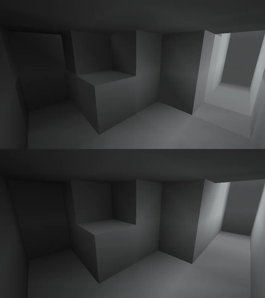 Улучшенное затенение блоков в Minecraft с помощью мода Sodium.