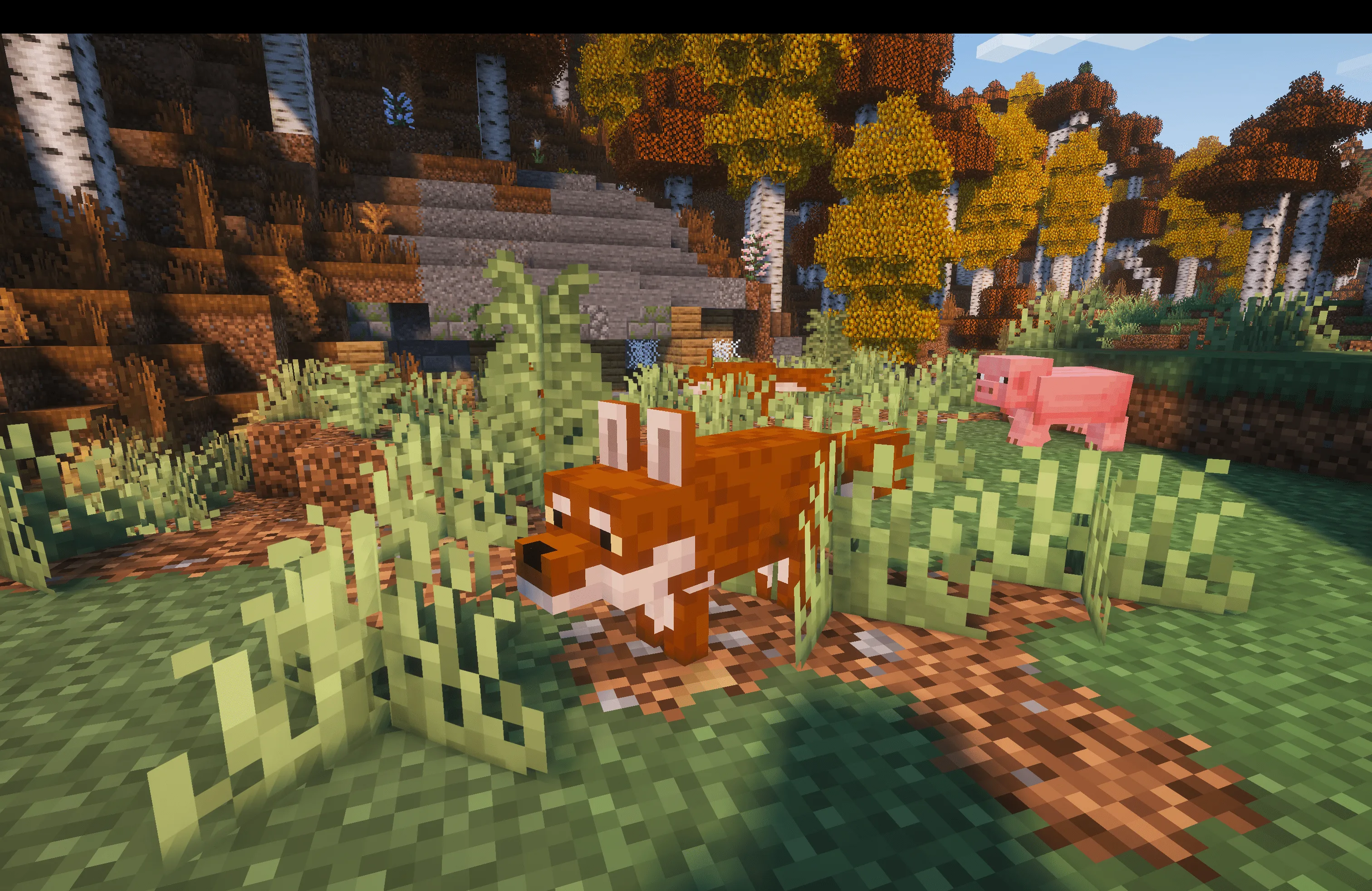 Красный волк из мода [Let's Do] WilderNature.