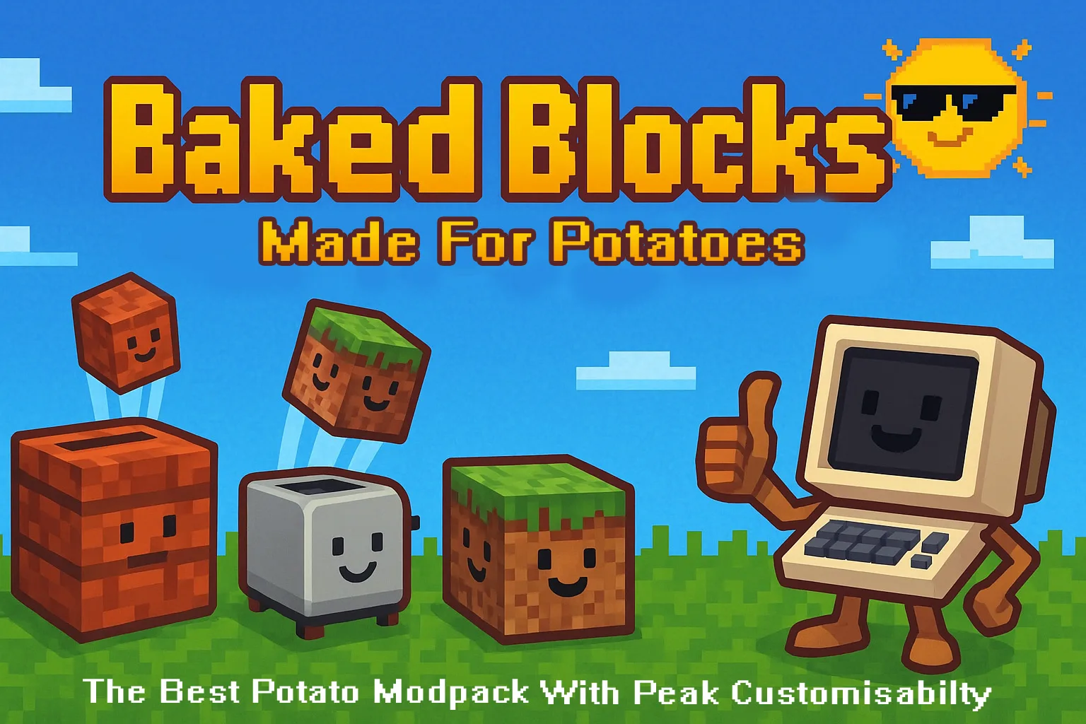 Баннер сборки Baked Blocks
