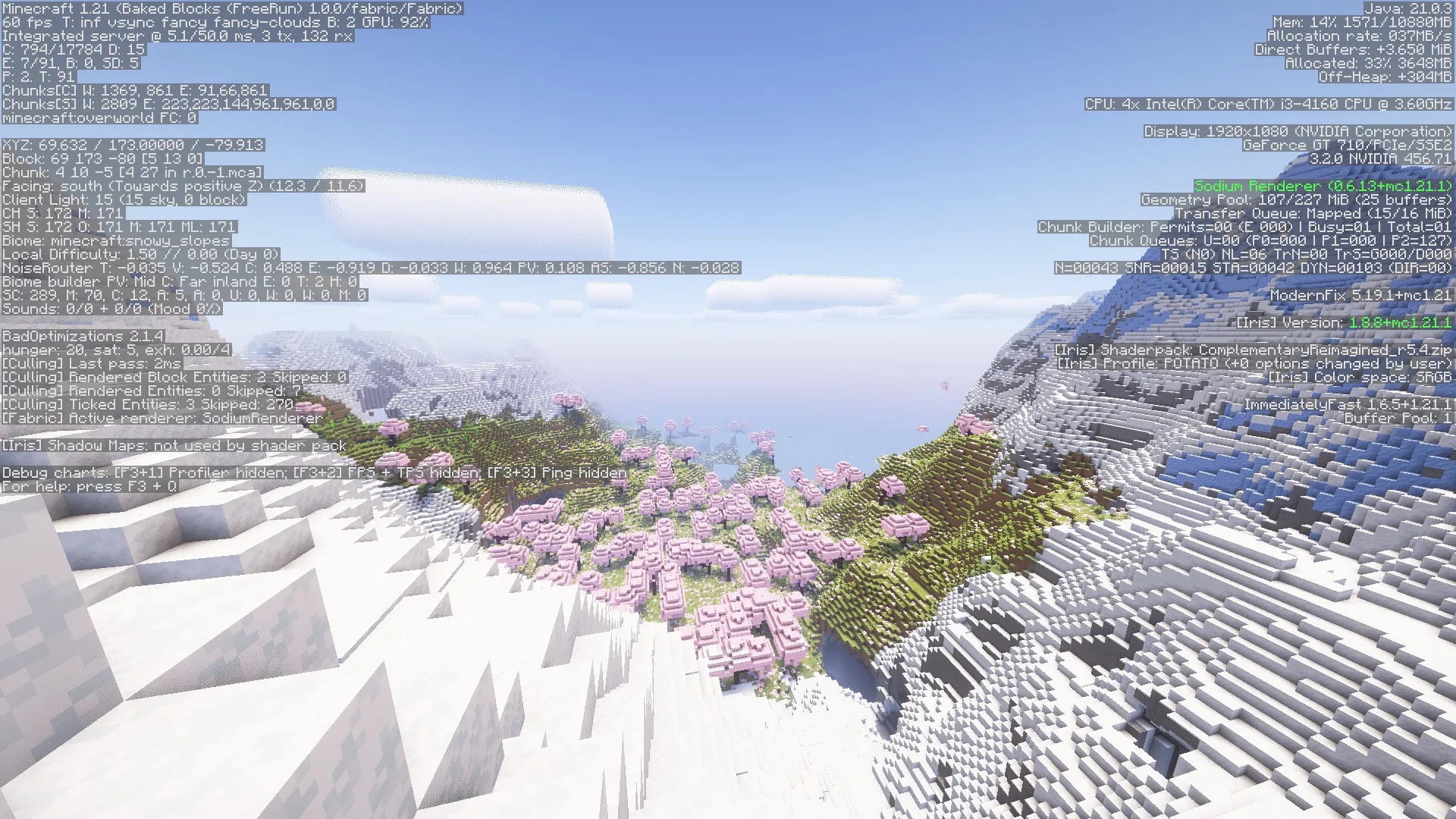 Оптимизация производительности в Baked Blocks