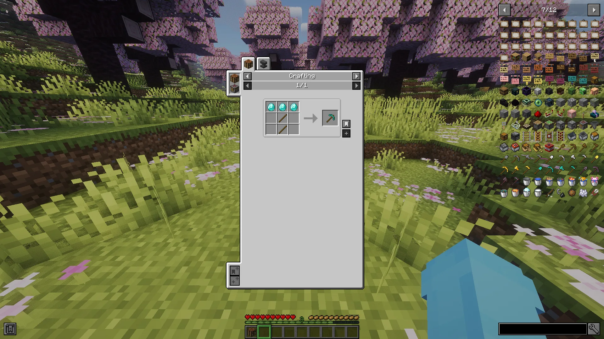 Интерфейс JEI в сборке Baked Blocks