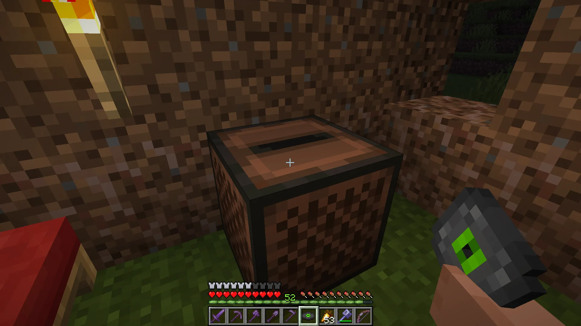 Демонстрация встроенной совместимости мода Hold My Items с дополнением Fresh Discs.