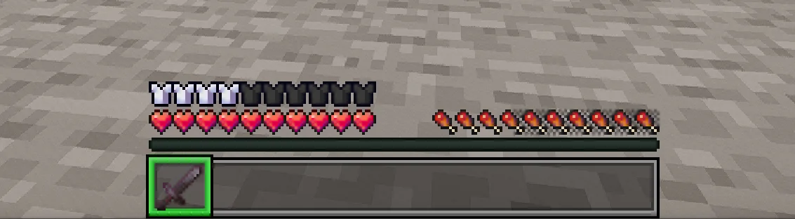 Функционал Glorious Status Bars в игре