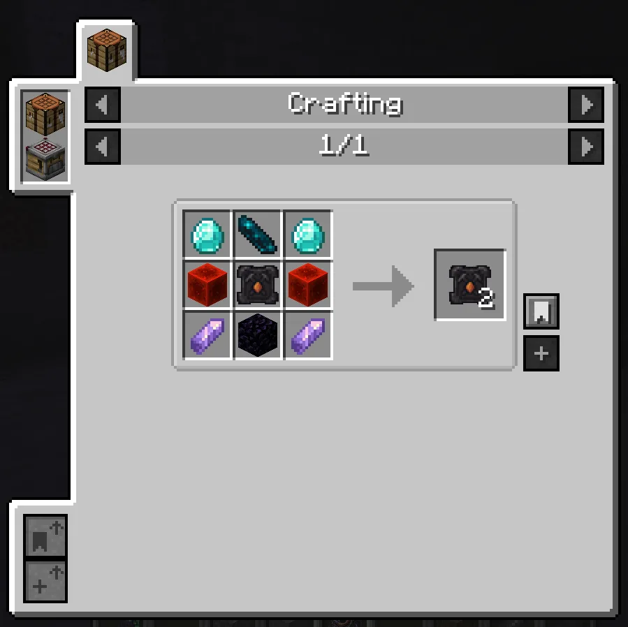 Шаблон улучшения матричной кирки из мода QuantumTools