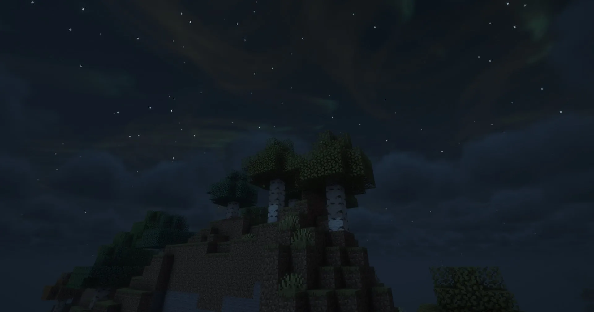 Prismarine Shader: Ночная туманность.