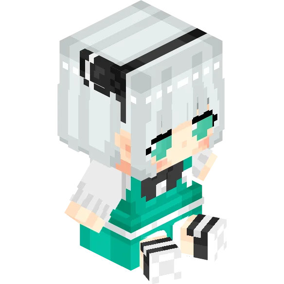 Фигурка персонажа Youmu из Minecraft.