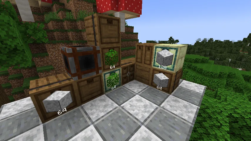 Коллекция функциональных ящиков из мода Extended Drawers.