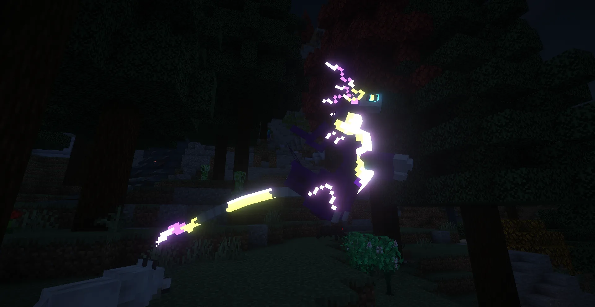 Мирайдон из мода Missing Legends для Cobblemon в Minecraft.