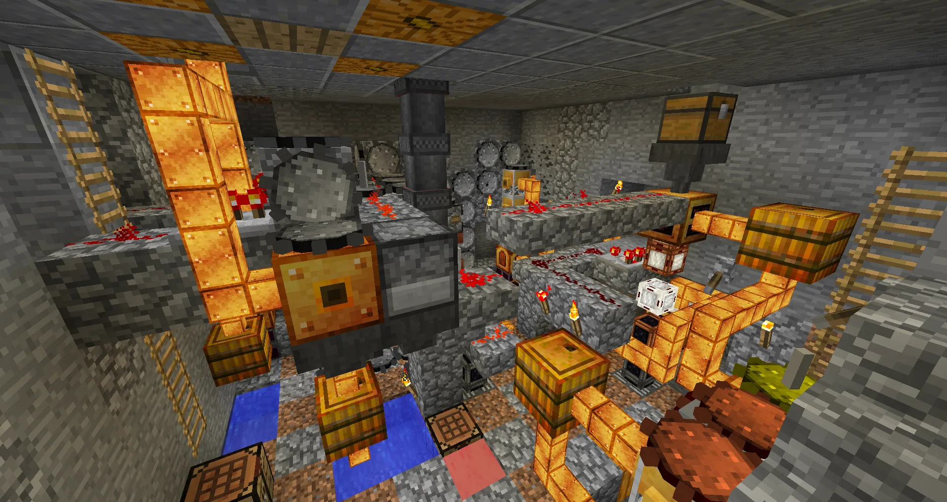 Скриншот Crossroads 1.0 с различными техническими устройствами