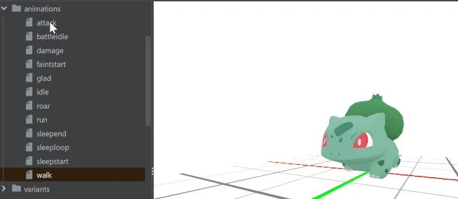 Демонстрация различных анимаций для покемонов в моде Cobblemon x Generations.