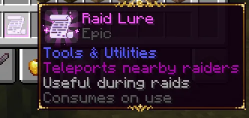 Предмет Raid Lure из мода Epic RPG: Spell Raid