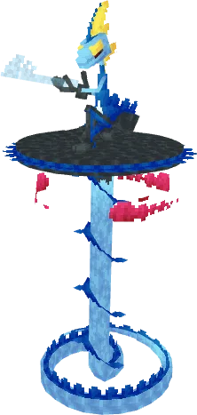 3D-модель Gmax Inteleon из мода Gmore Mons для Cobblemon.