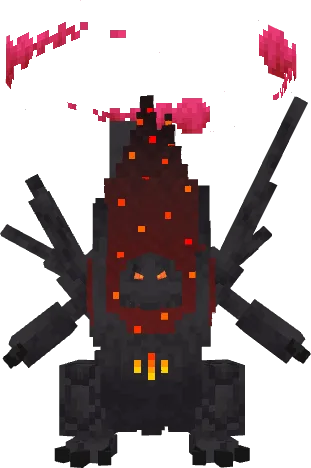 Гигантамакс Колоссал в стиле мода Cobblemon.