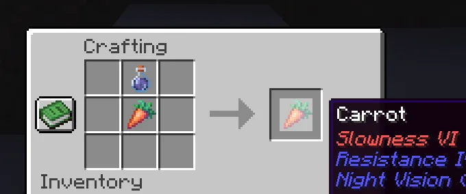 Фрукт с эффектами нескольких зелий в моде Potion Fruit
