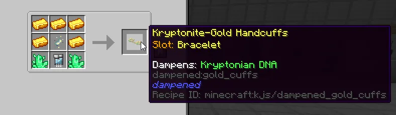 Криптонитовые наручники из титан-золотого сплава