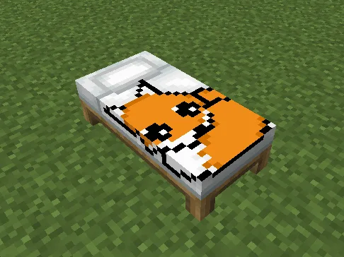 Вид кровати в интерьере из ресурс-пака Big Bed Pack [LERT]