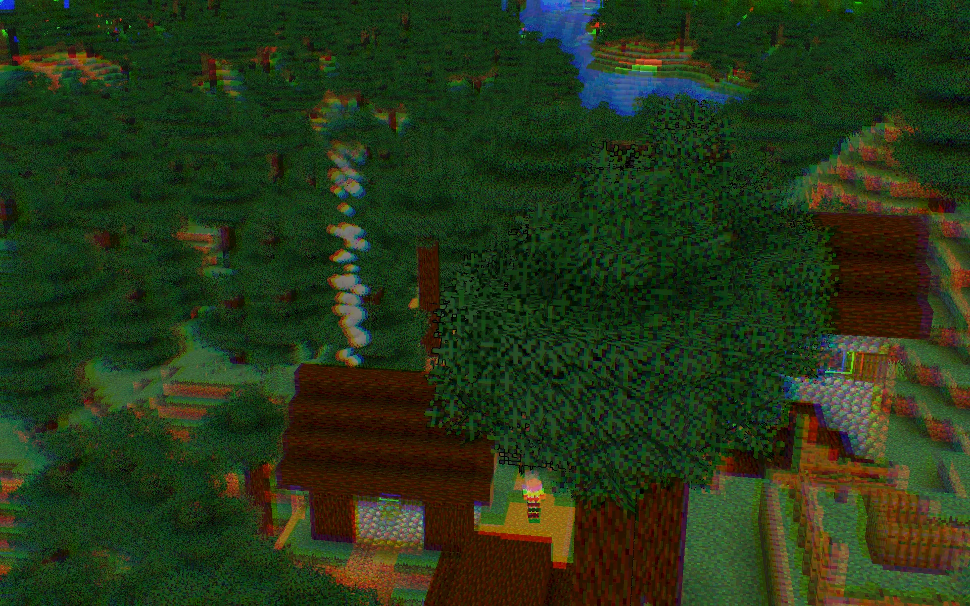 Деревня с шейдерами Lunacy.