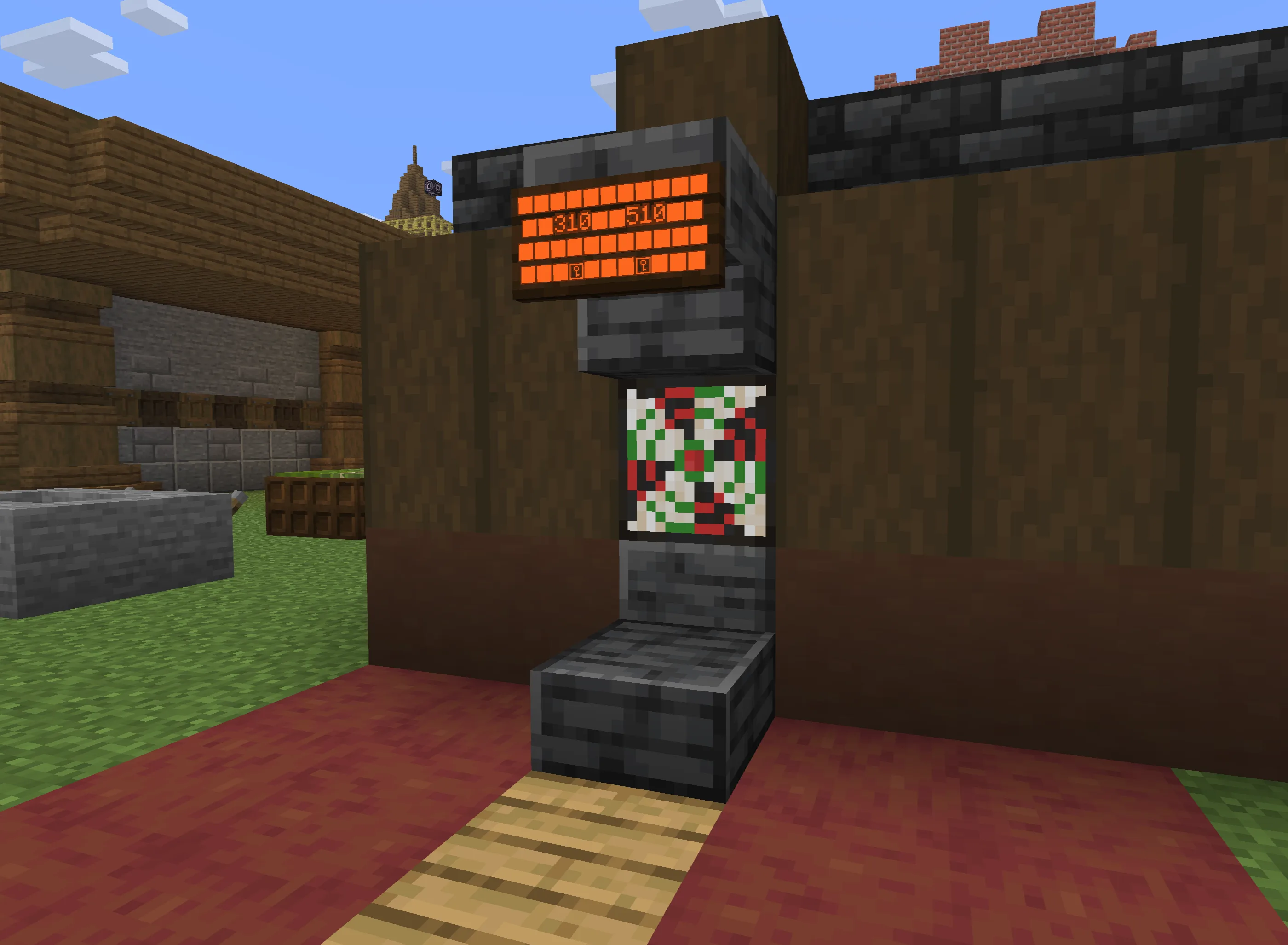 Мишень в виде дартс-борда