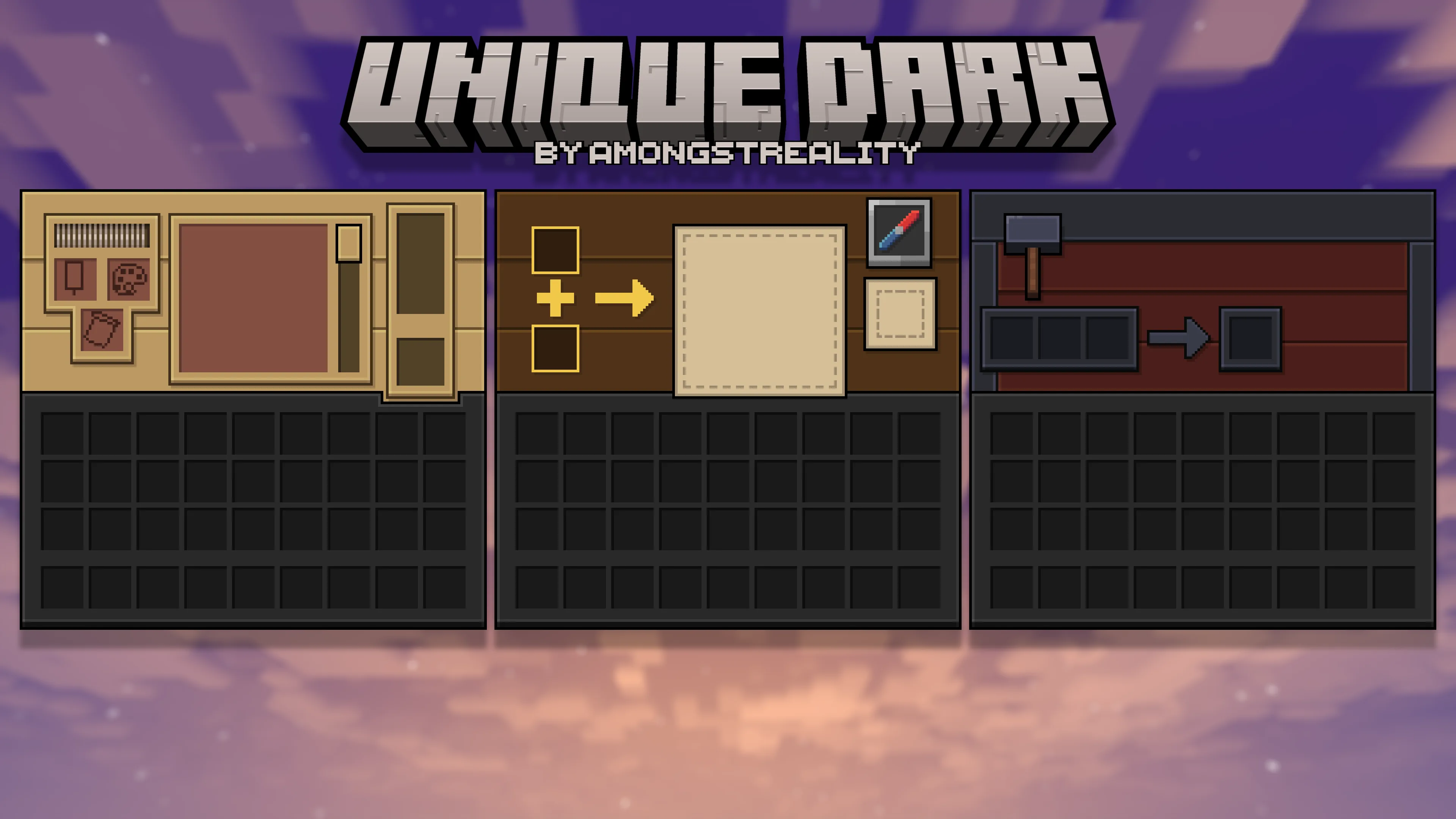 Превью проекта Unique Dark в Minecraft.