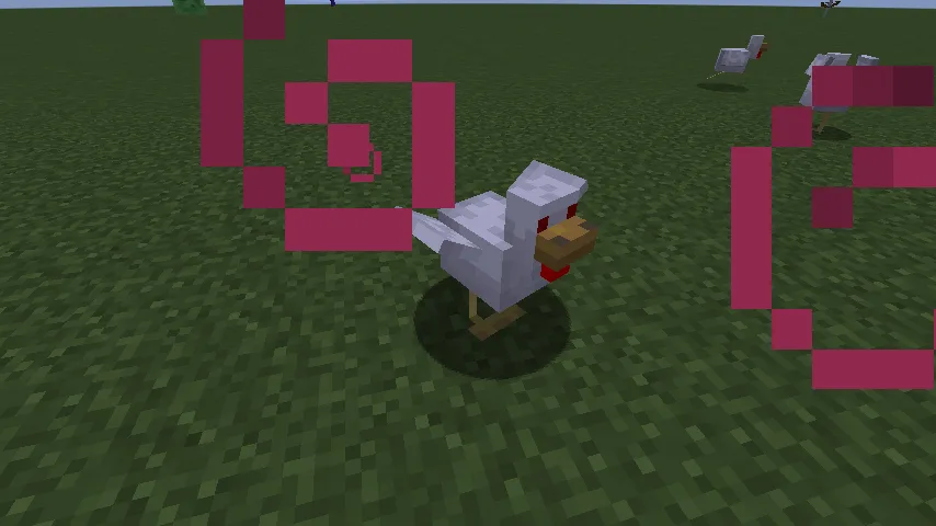 Взрывающийся цыпленок из мода Exploding Chickens