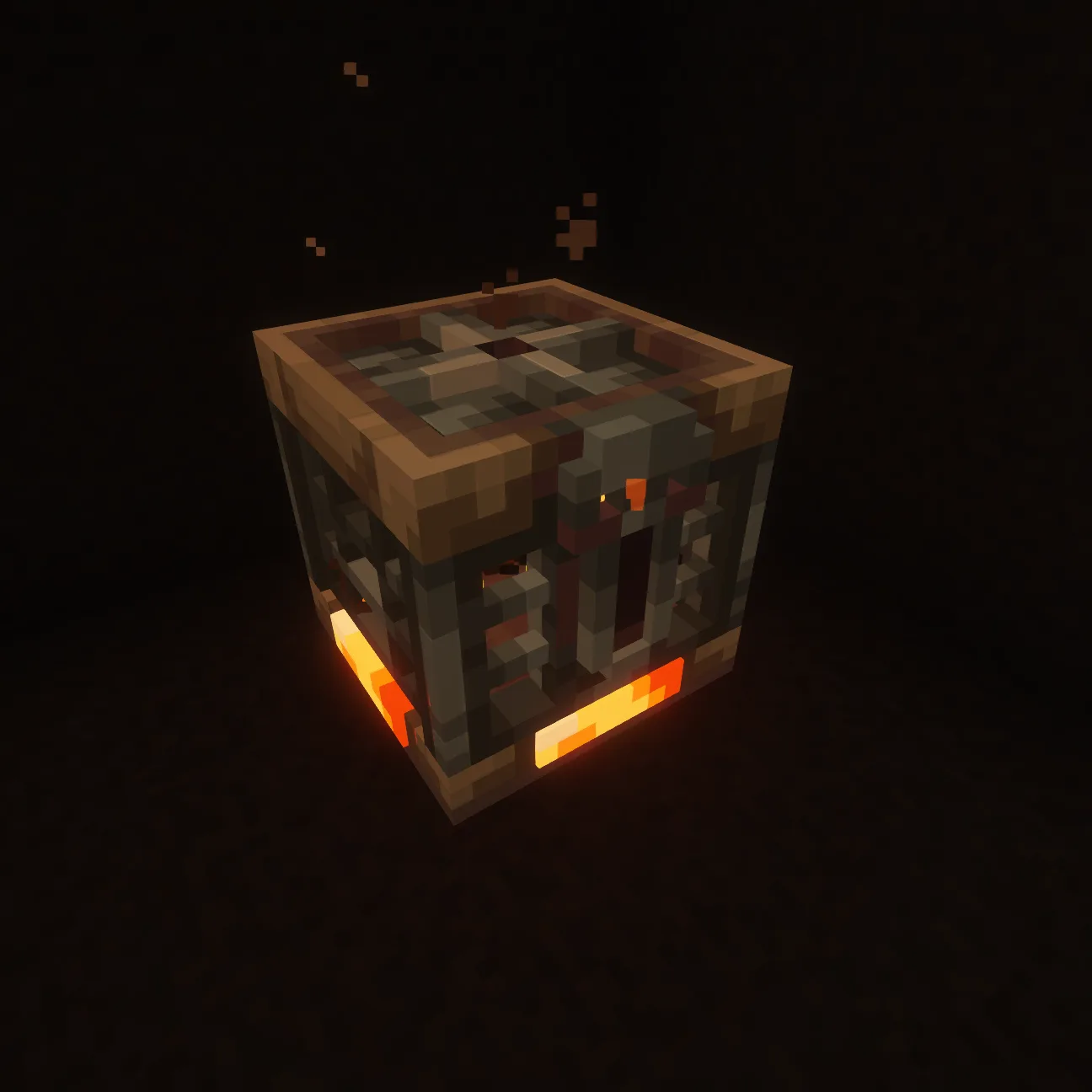 3D-модели хранилищ и спавнеров испытаний из мода Dimensionalized 3D Essentials.