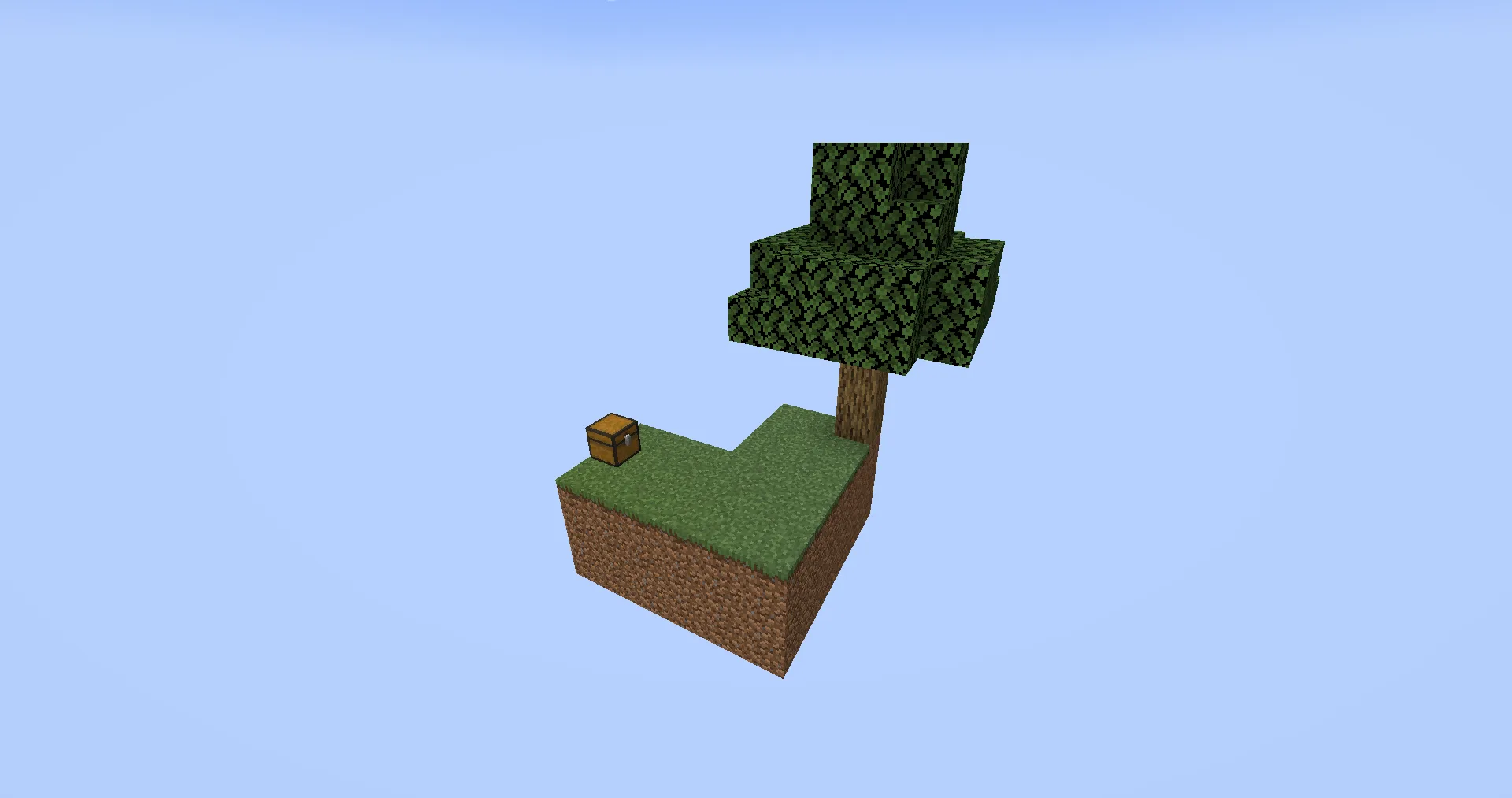 Основной остров в проекте Basic Skyblock.