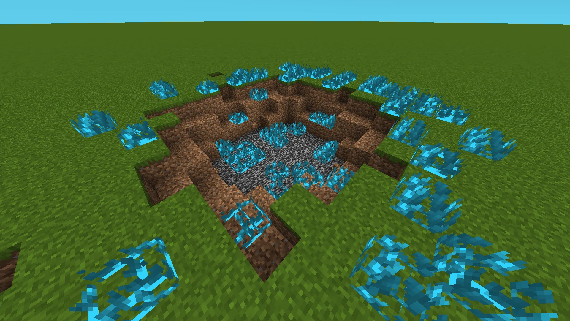 Эффект огня в моде Ambience V2