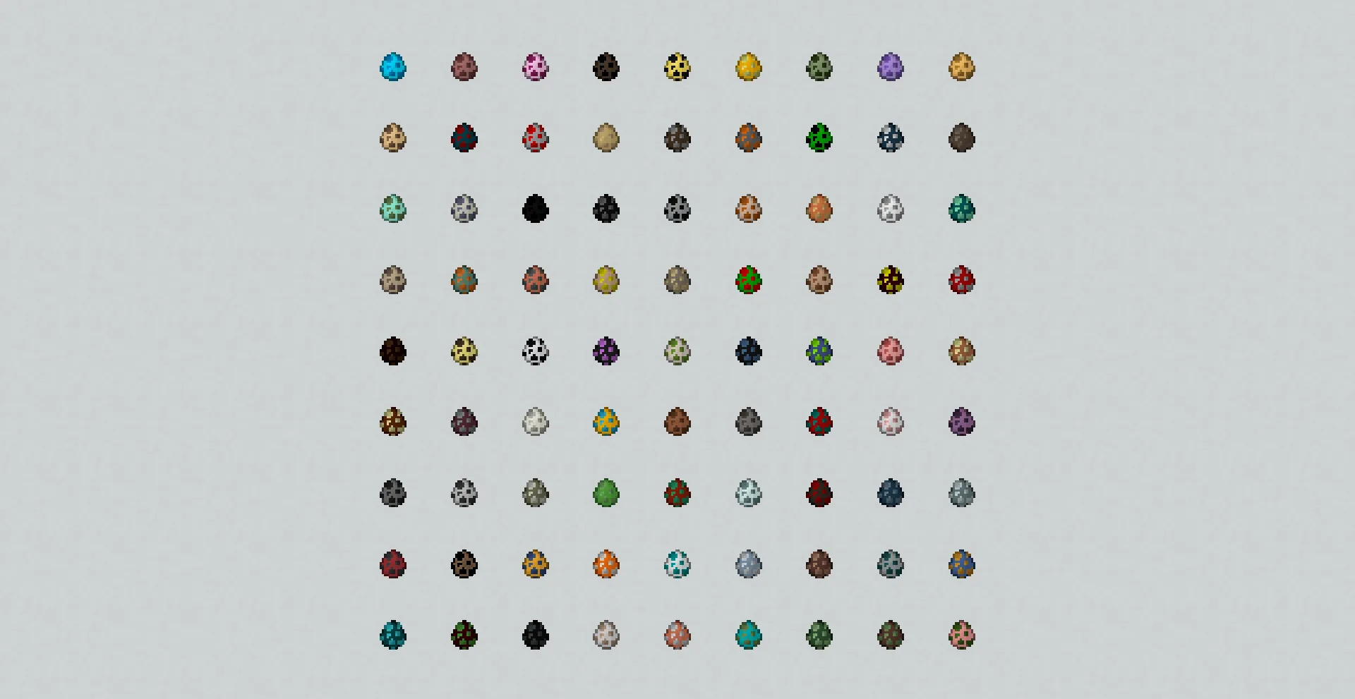 Оригинальные текстуры яиц призыва