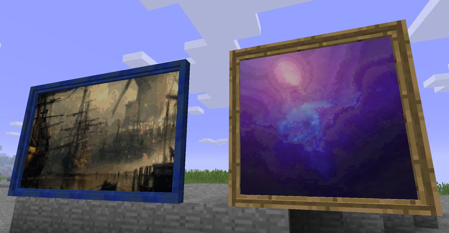 Картины от художников Darek Zabrocki и Starkiteckt в ресурс-паке Programmer's Paintings