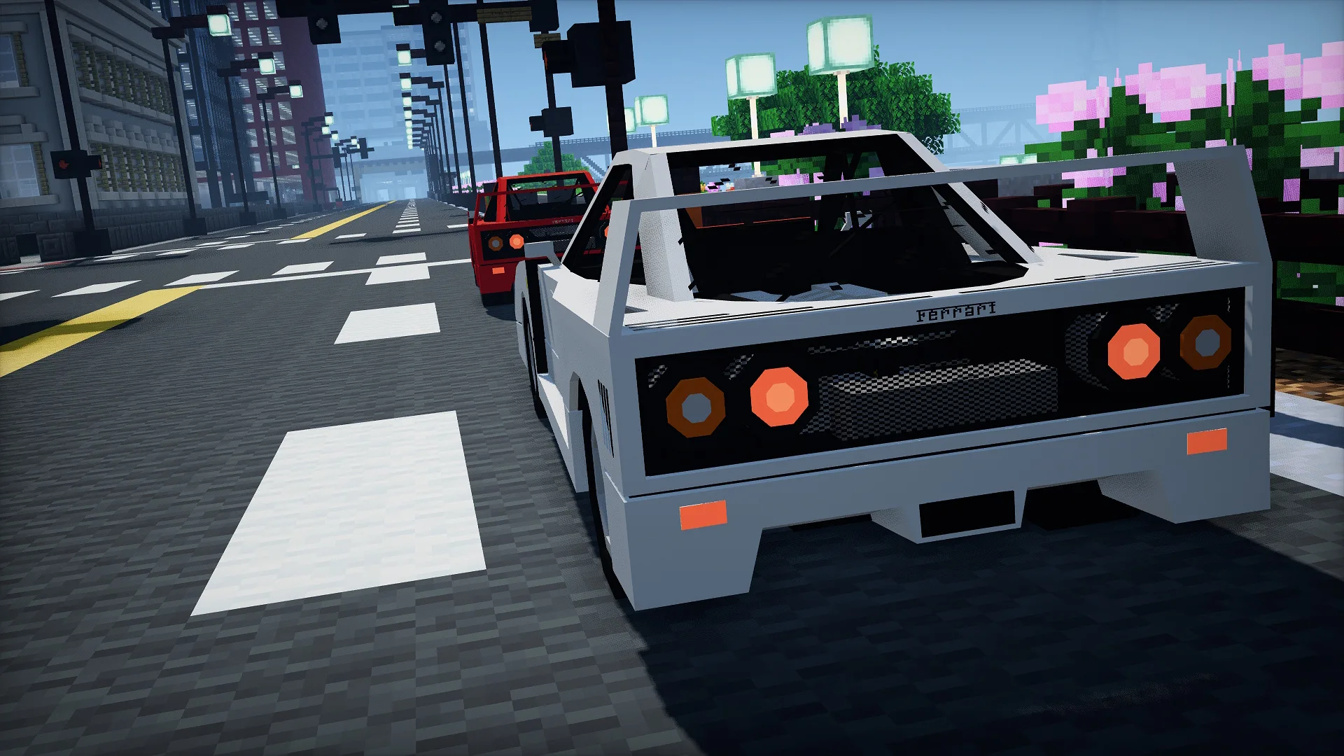 Ресурс-пак Boat F40: измененная модель лодки в Minecraft.