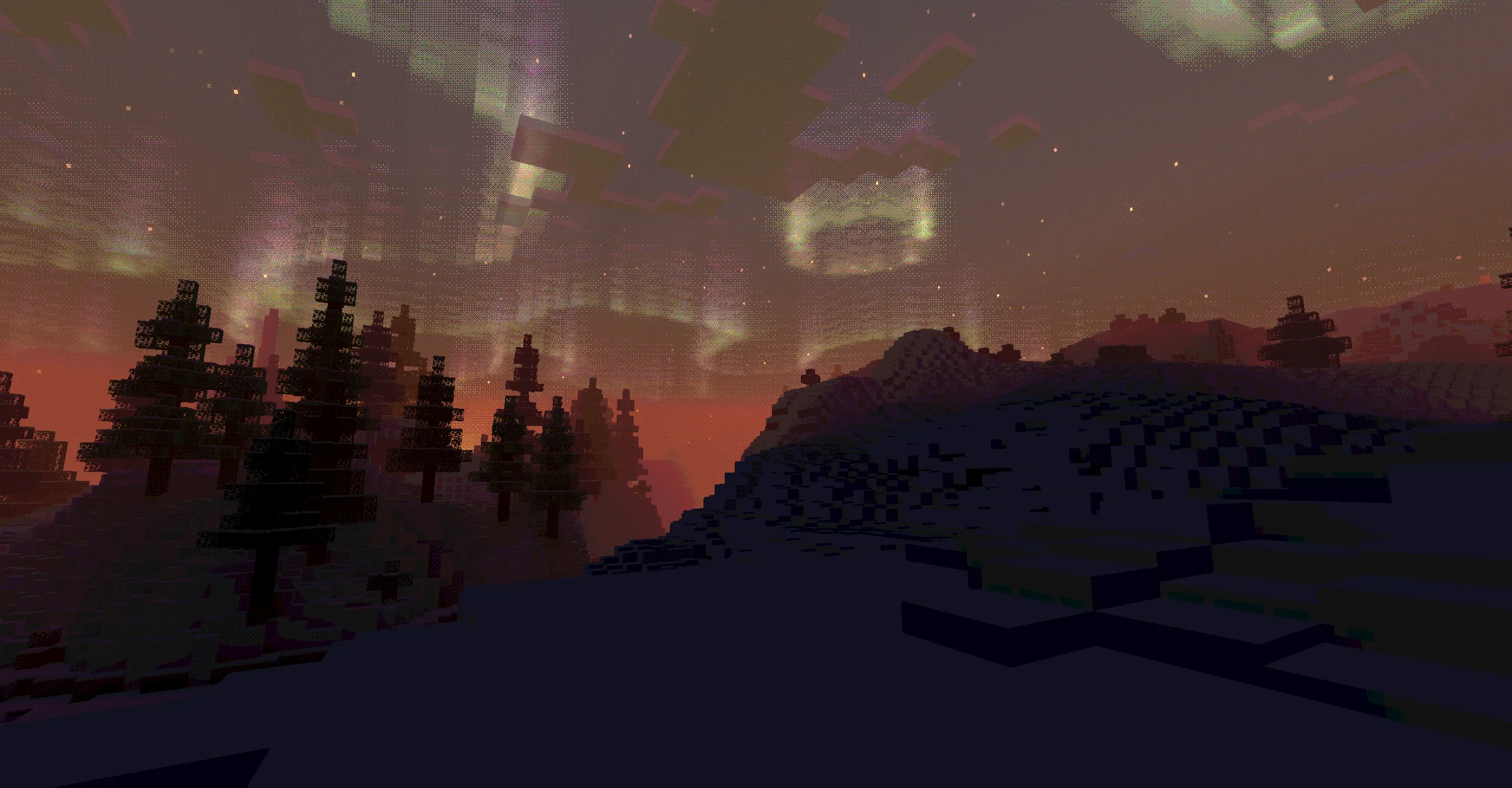 Гриб Ямасита Шимедзи в стиле Аврора