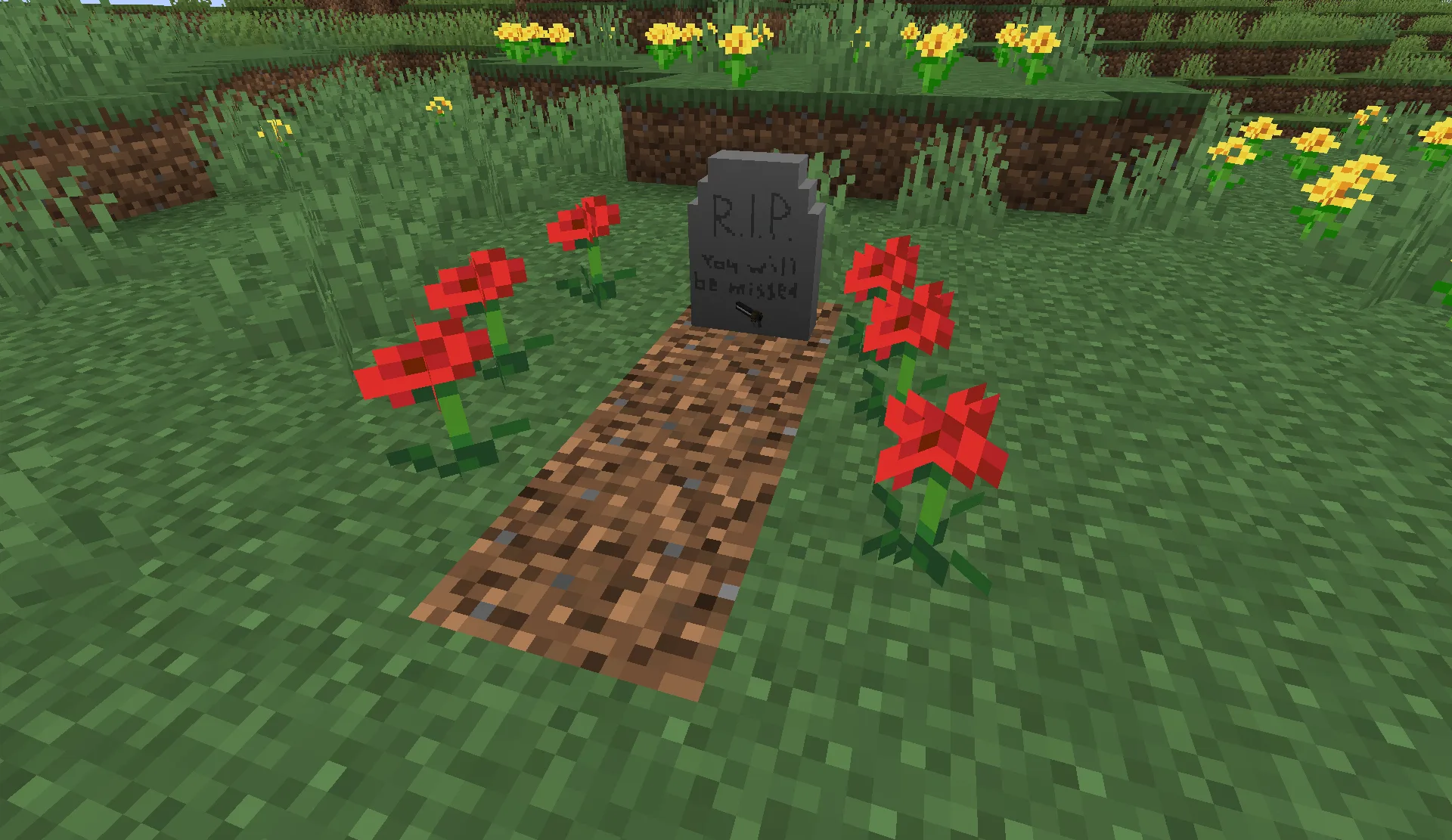 Могила Blockzapper из мода Create: Blockzapper Memorial