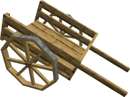 Разноцветные вагонетки с грузом из проекта NiftyCarts.