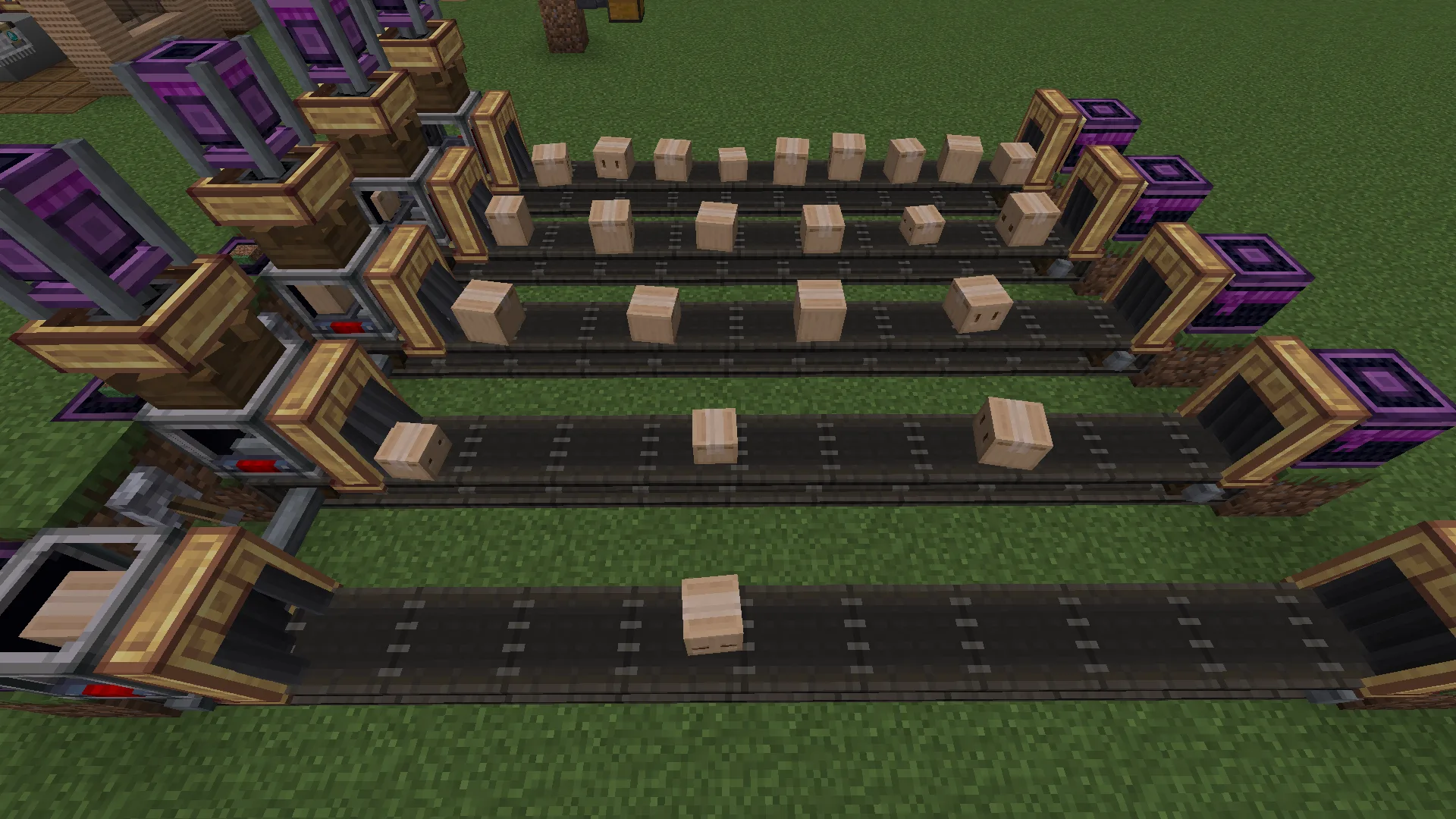 Ускоритель пакетов для мода Create: Additional Logistics