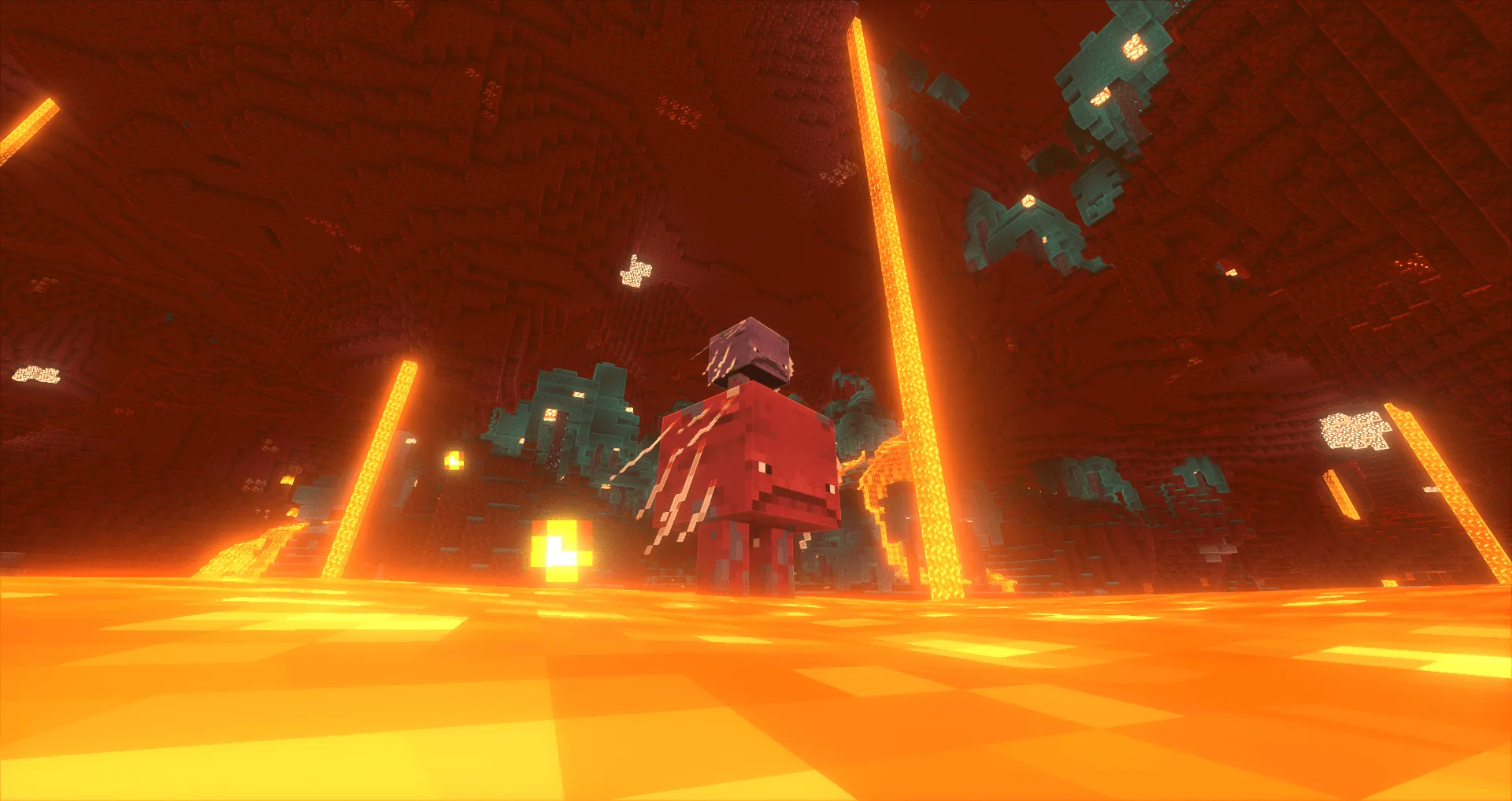 шейдеры Vanilletix, природа Незера